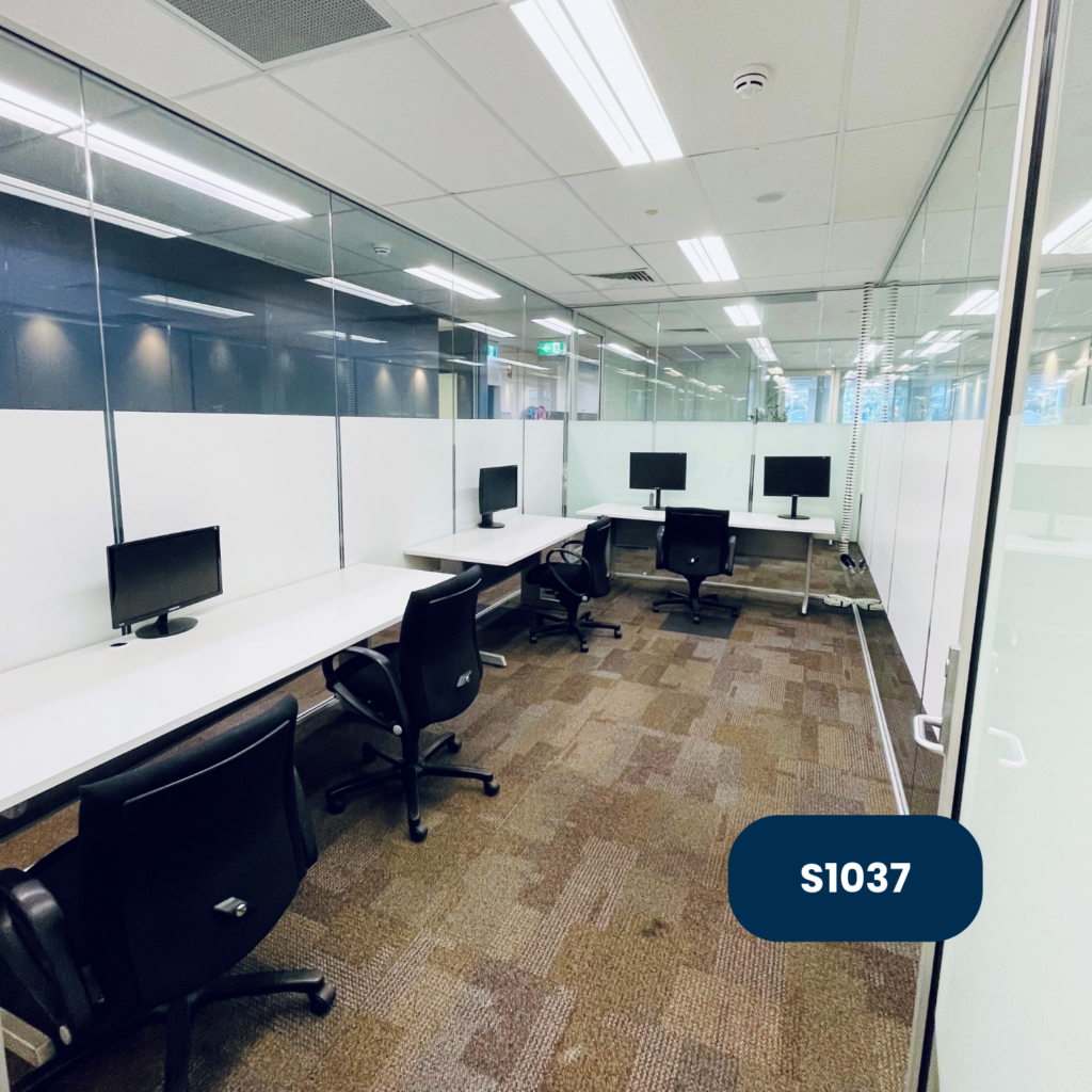 4 person private office space