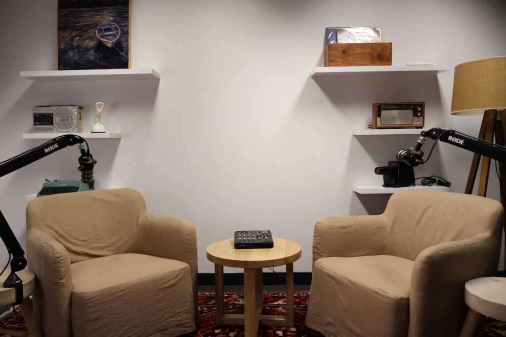 Podcast Studio room