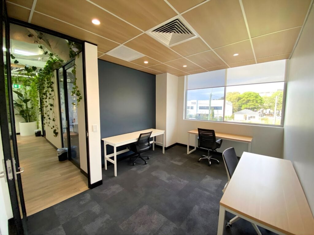 Boutique private office interior workspace