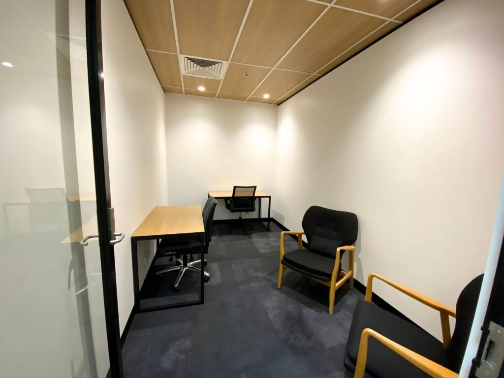 Boutique private office interior workspace