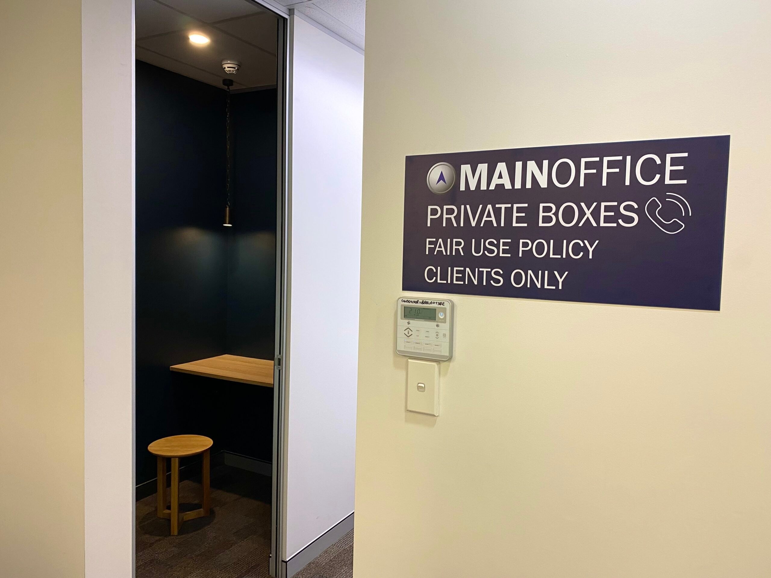 Main Office amenities